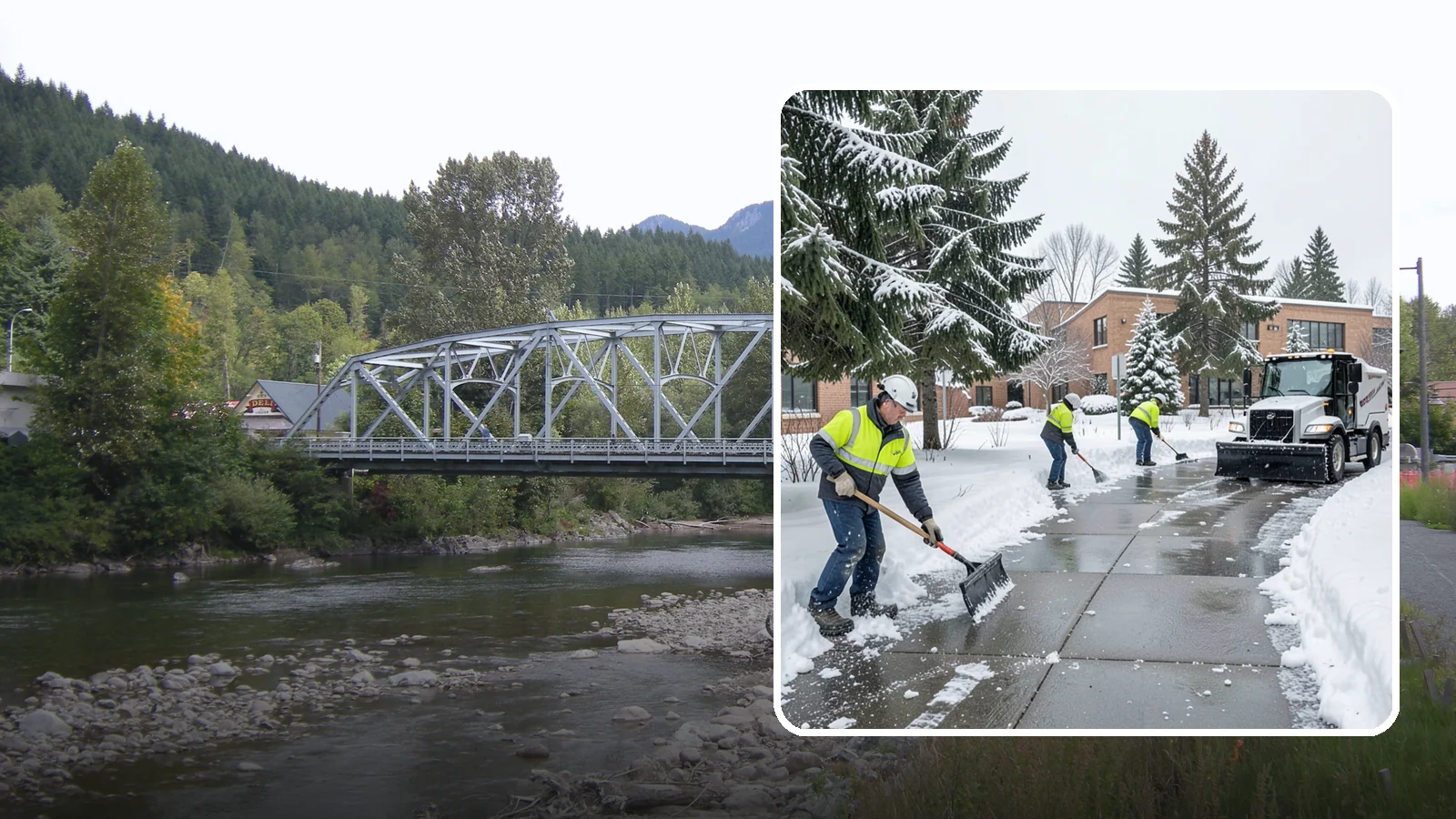 Medical Office Sidewalk Clearing in Skykomish, King County, WA - Patient-safety sidewalk clearing for Western Washington medical offices, keeping entrances and accessible routes clear for those...