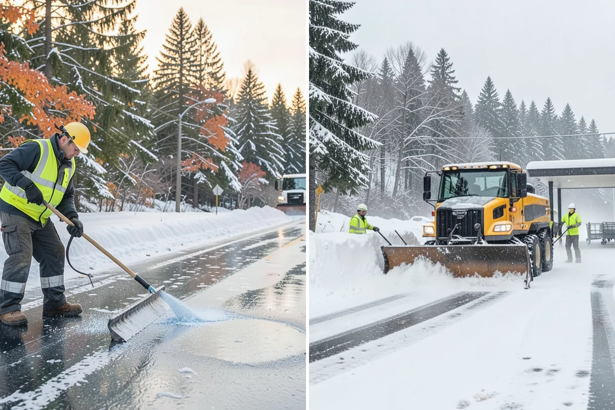 Medical Office Sidewalk Clearing in Skykomish, King County, WA - Prioritize the accessible route, ramp, and patient drop-off zone