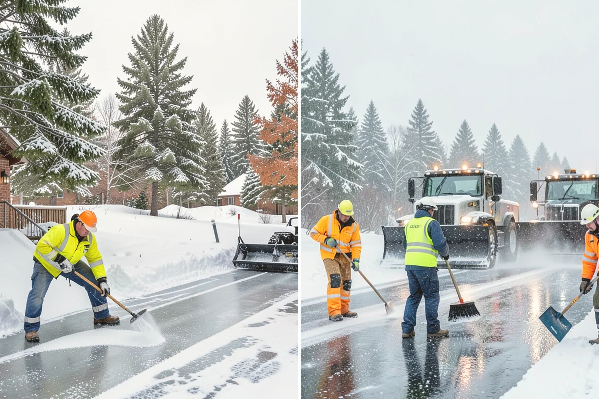 Medical Office Sidewalk Clearing in Stanwood, Snohomish County, WA - Prioritize the accessible route, ramp, and patient drop-off zone