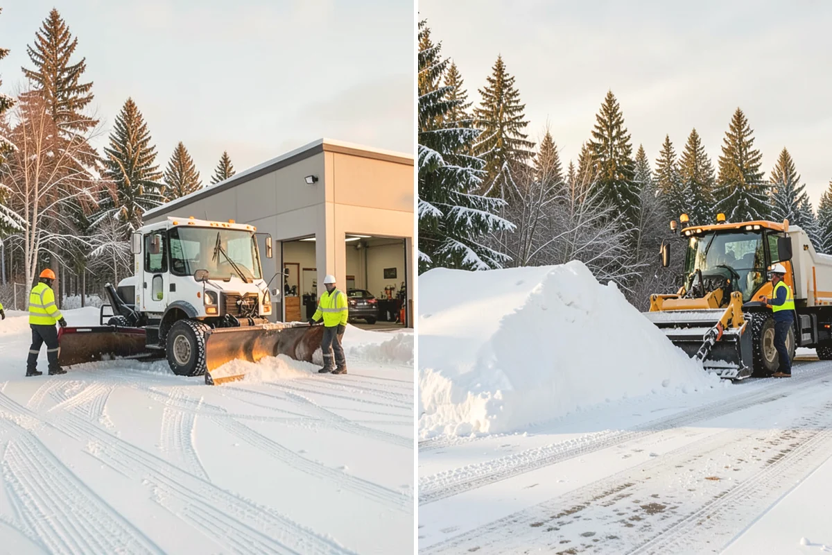 Medical Office Sidewalk Clearing in Steilacoom, Pierce County, WA - Prioritize the accessible route, ramp, and patient drop-off zone