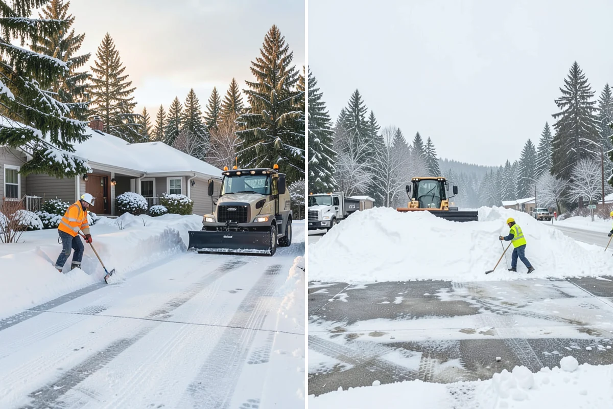 Medical Office Sidewalk Clearing in Sumner, Pierce County, WA - Prioritize the accessible route, ramp, and patient drop-off zone