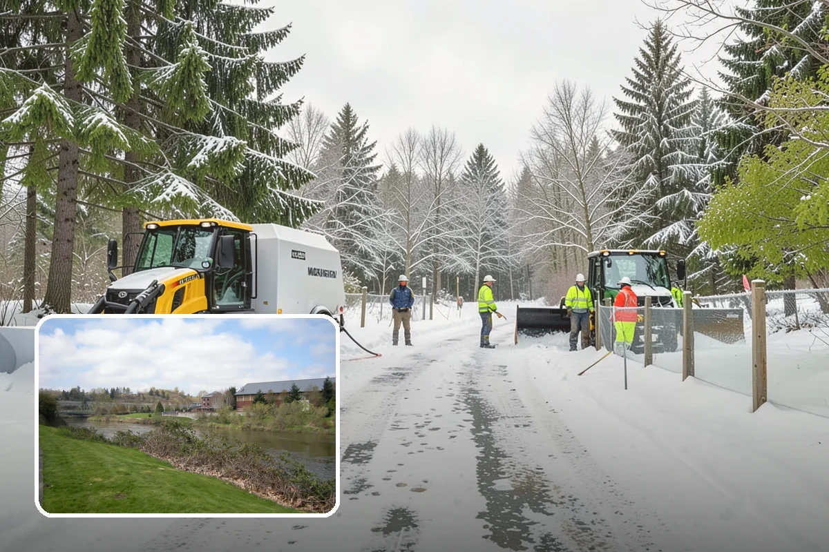 Medical Office Sidewalk Clearing in Tukwila, King County, WA - Protects vulnerable patients with limited mobility from falls