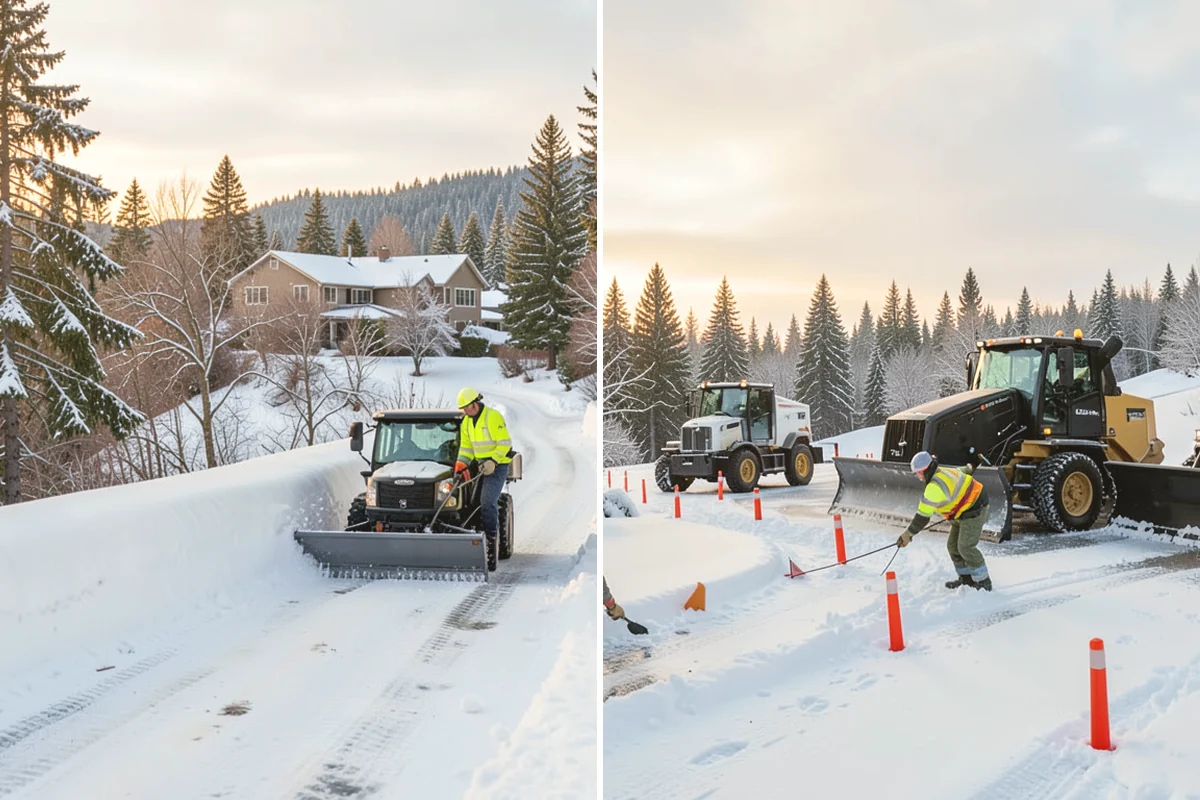Medical Office Sidewalk Clearing in Tukwila, King County, WA - Prioritize the accessible route, ramp, and patient drop-off zone