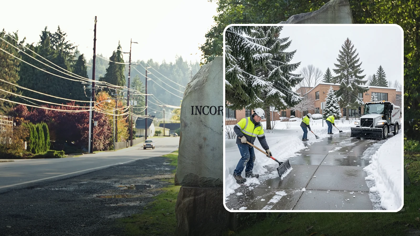 Medical Office Sidewalk Clearing in Wilkeson, Pierce County, WA - Patient-safety sidewalk clearing for Western Washington medical offices, keeping entrances and accessible routes clear for those...