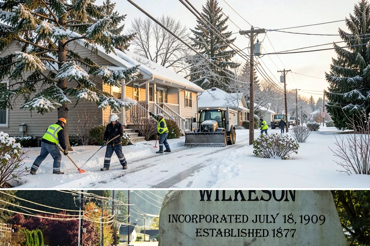 Medical Office Sidewalk Clearing in Wilkeson, Pierce County, WA - Medical office risk runs from late November through February, with day-long freeze-thaw demanding repeat visits during clinic...