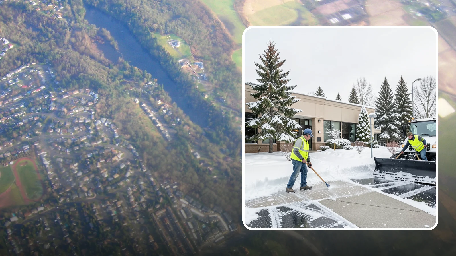 Medical Office Snow Plowing in Algona, King County, WA - We plow medical office lots and entrances early so patients, many with limited mobility, arrive on clear, safe pavement.