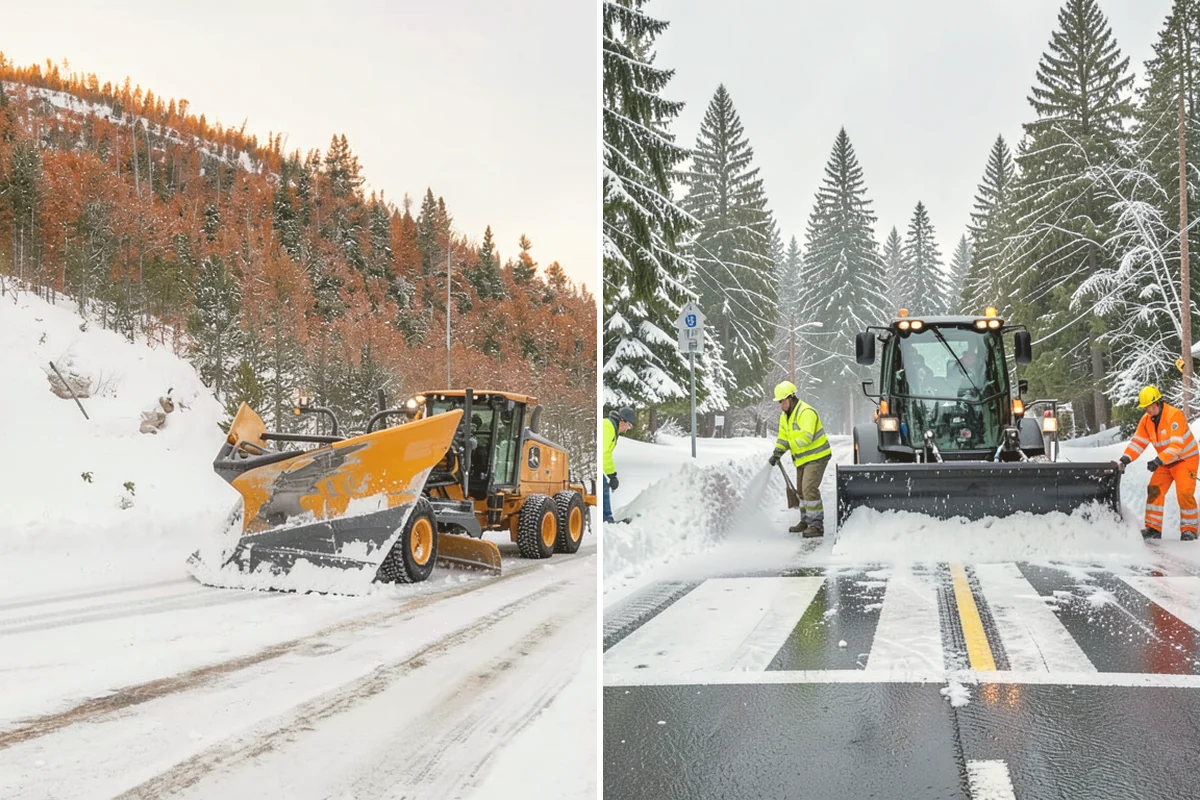Medical Office Snow Plowing in Algona, King County, WA - Confirm clinic hours and mark ADA stalls and the entrance drive as top priority