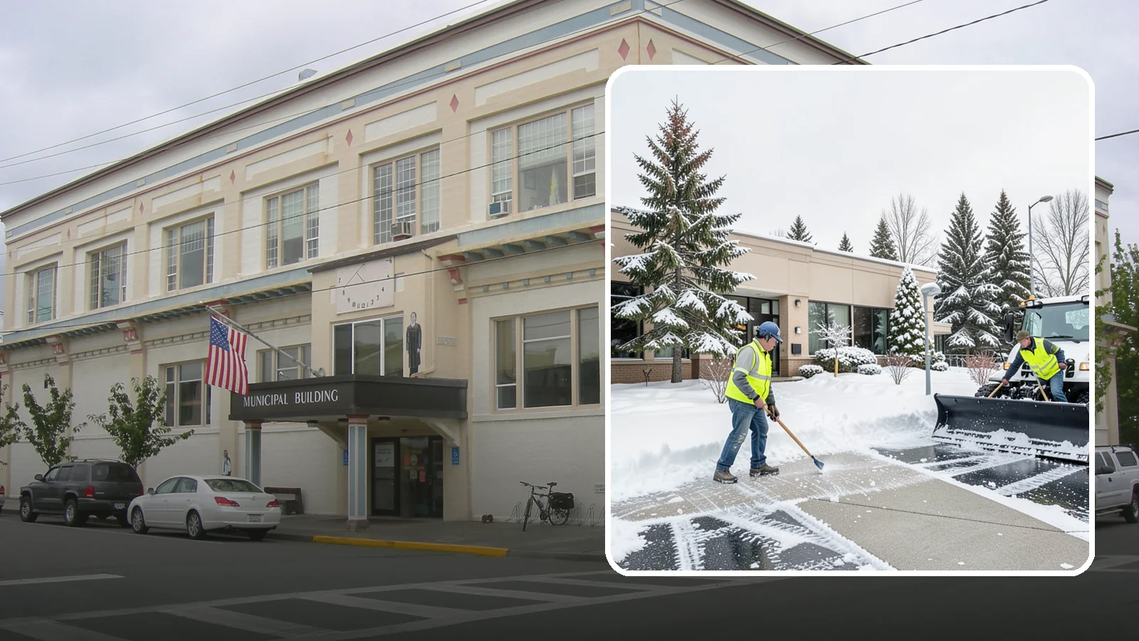 Medical Office Snow Plowing in Anacortes, Skagit County, WA - We plow medical office lots and entrances early so patients, many with limited mobility, arrive on clear, safe pavement.