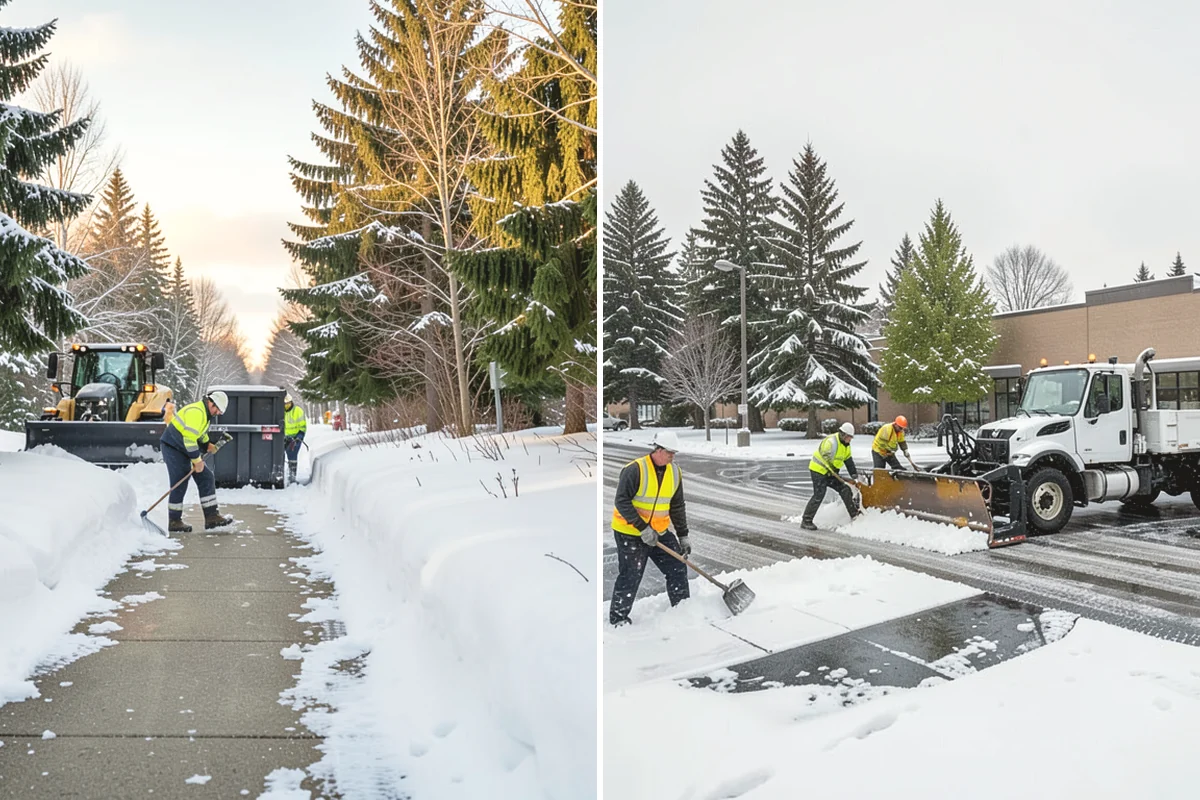 Medical Office Snow Plowing in Anacortes, Skagit County, WA - Confirm clinic hours and mark ADA stalls and the entrance drive as top priority