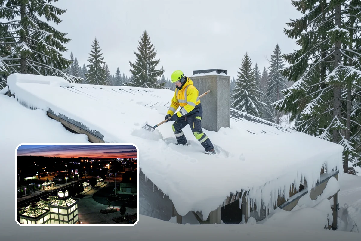 Medical Office Snow Plowing in Auburn, King County, WA - Patient lots and ADA stalls cleared before the first appointment