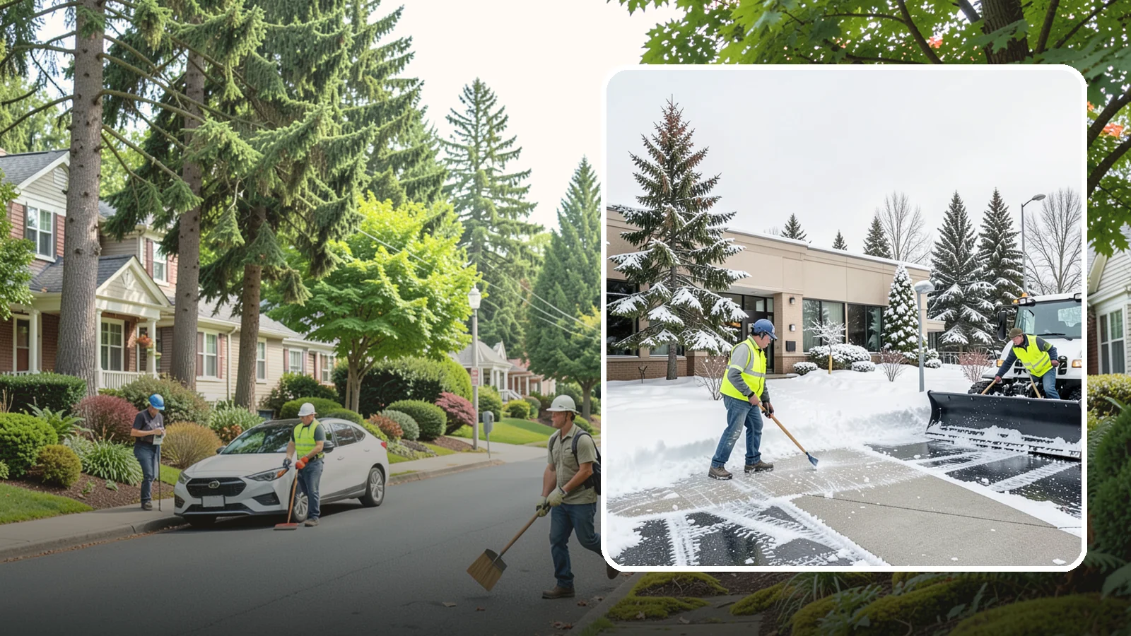Medical Office Snow Plowing in Beaux Arts Village, King County, WA - We plow medical office lots and entrances early so patients, many with limited mobility, arrive on clear, safe pavement.