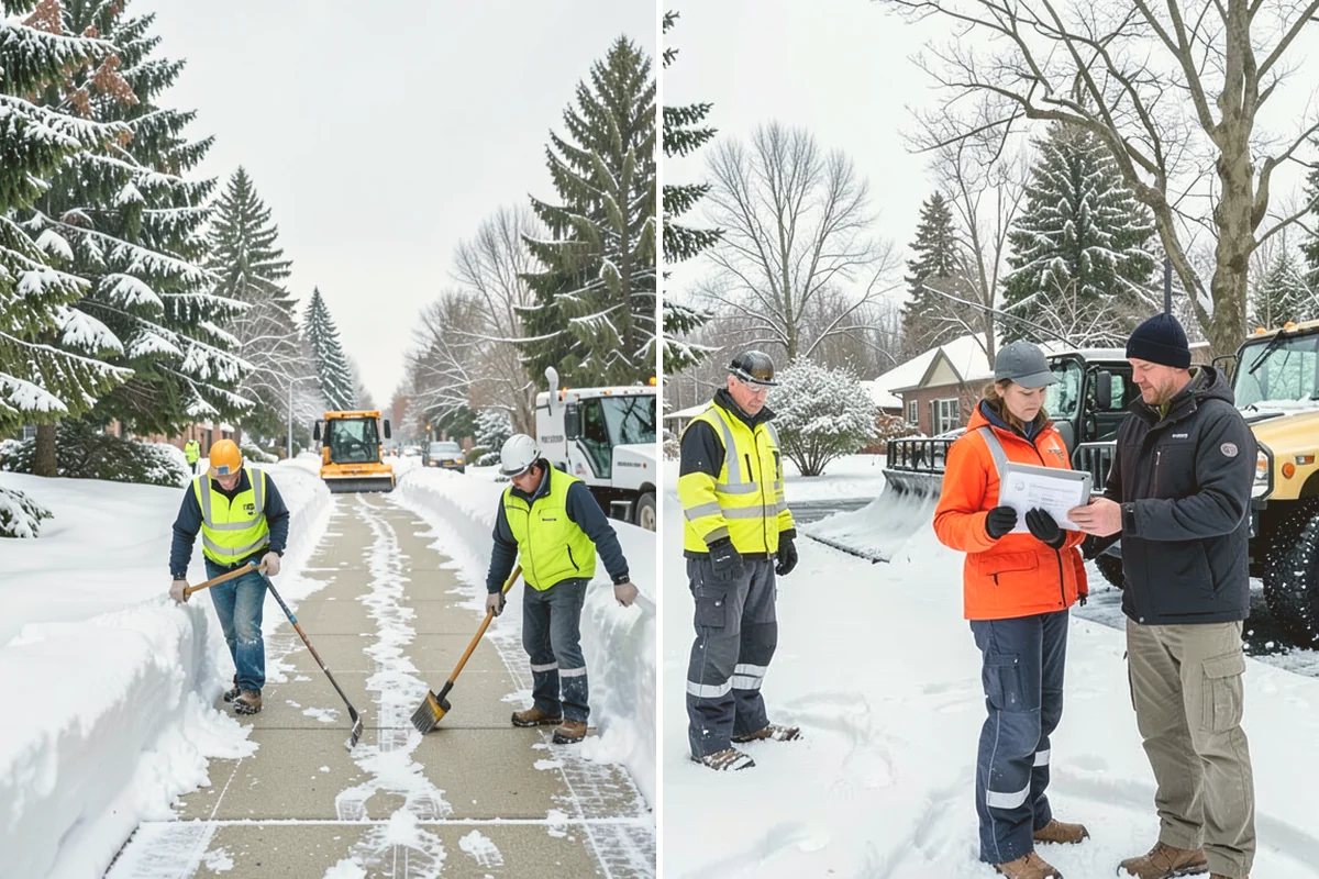 Medical Office Snow Plowing in Bellevue, King County, WA - Confirm clinic hours and mark ADA stalls and the entrance drive as top priority