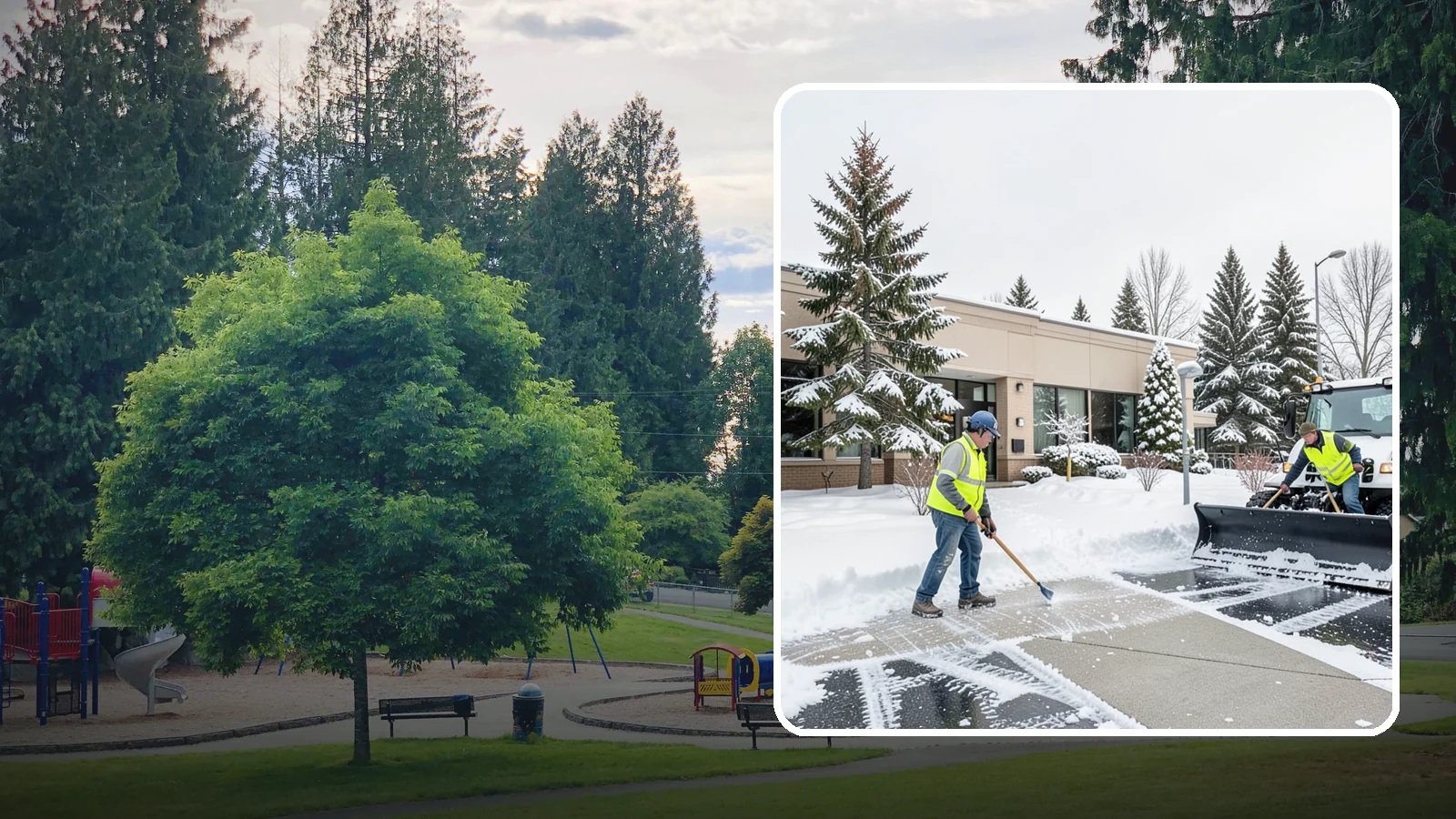 Medical Office Snow Plowing in Bonney Lake, Pierce County, WA - We plow medical office lots and entrances early so patients, many with limited mobility, arrive on clear, safe pavement.