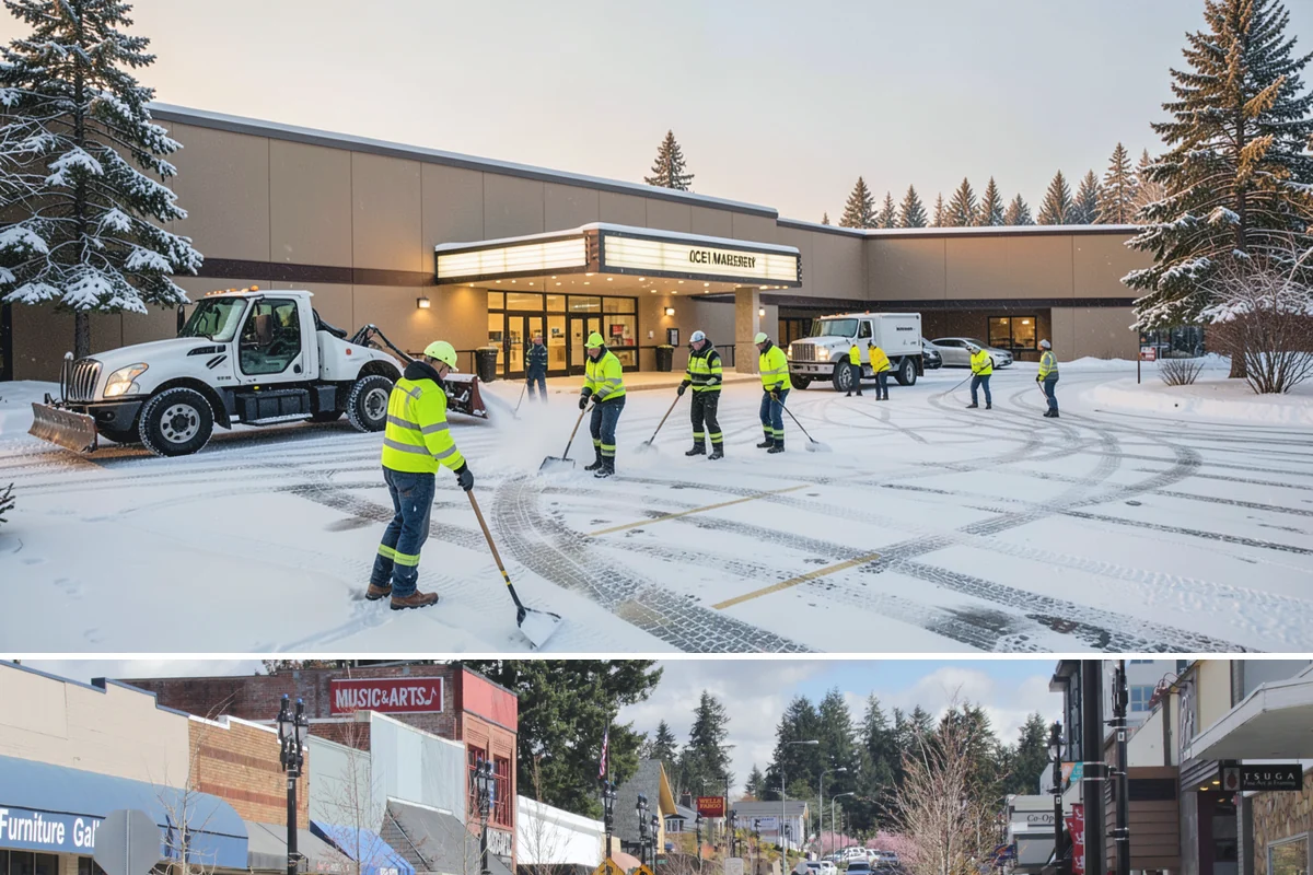 Medical Office Snow Plowing in Bothell, King County, WA - Arrange priority service before winter so no snow event forces you to cancel a day of patients.