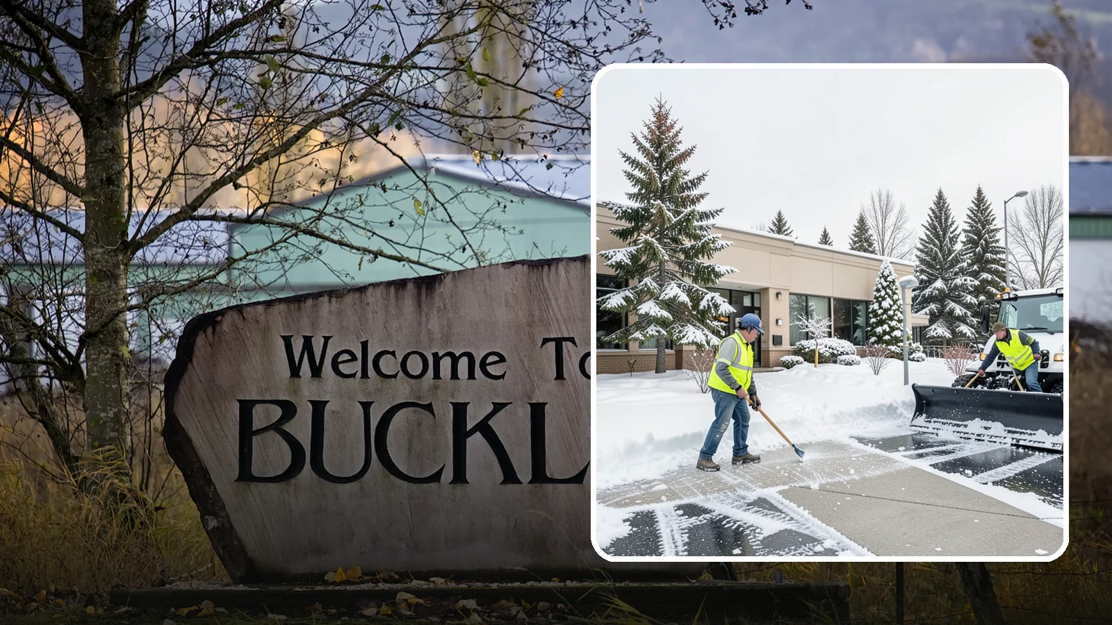 Medical Office Snow Plowing in Buckley, Pierce County, WA - We plow medical office lots and entrances early so patients, many with limited mobility, arrive on clear, safe pavement.