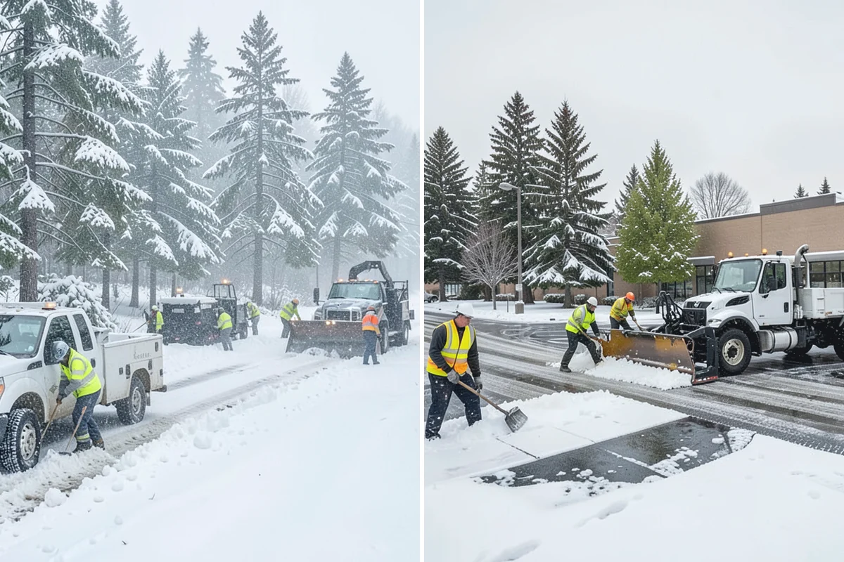 Medical Office Snow Plowing in Buckley, Pierce County, WA - Confirm clinic hours and mark ADA stalls and the entrance drive as top priority