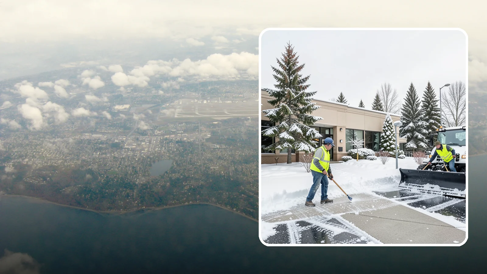 Medical Office Snow Plowing in Burien, King County, WA - We plow medical office lots and entrances early so patients, many with limited mobility, arrive on clear, safe pavement.