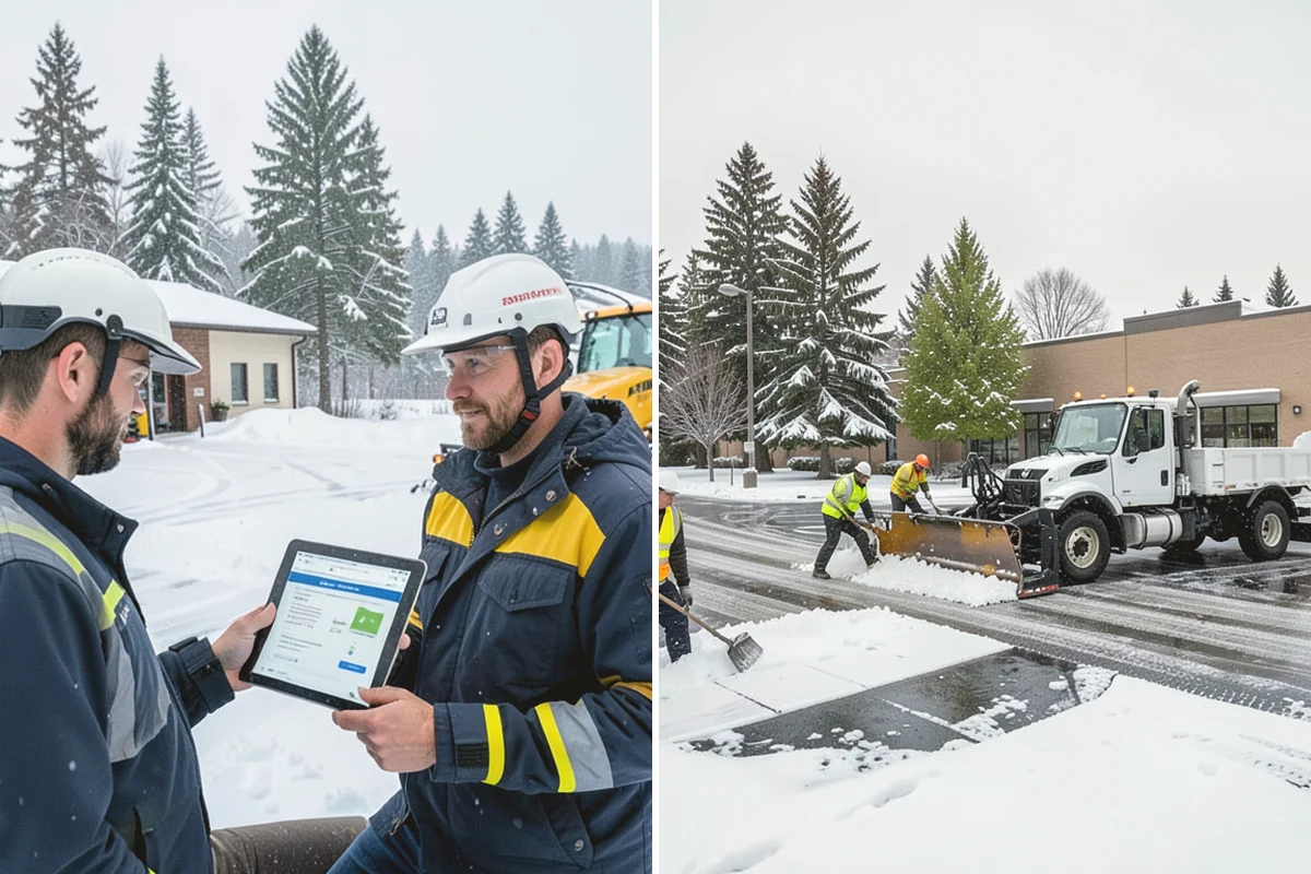 Medical Office Snow Plowing in Burien, King County, WA - Confirm clinic hours and mark ADA stalls and the entrance drive as top priority