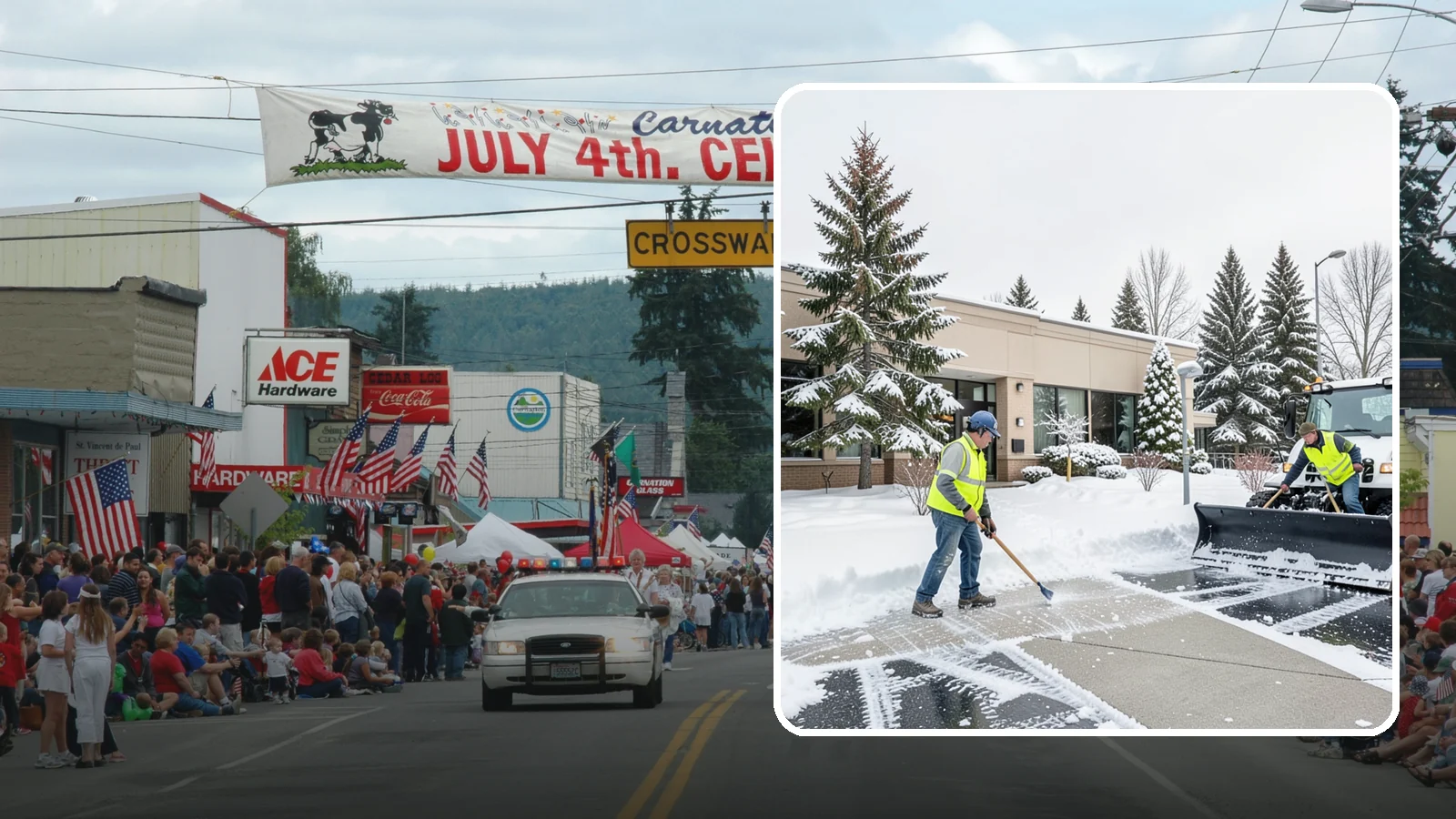 Medical Office Snow Plowing in Carnation, King County, WA - We plow medical office lots and entrances early so patients, many with limited mobility, arrive on clear, safe pavement.