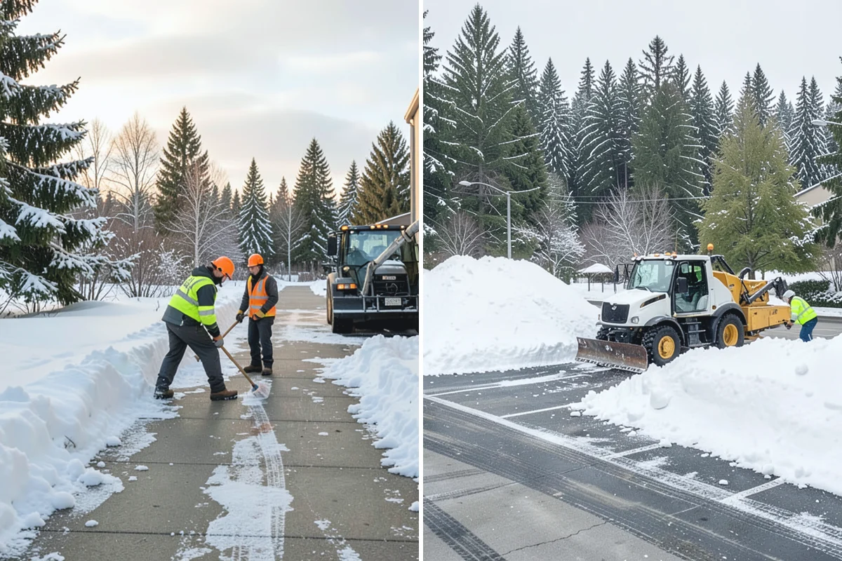 Medical Office Snow Plowing in Hamilton, Skagit County, WA - Confirm clinic hours and mark ADA stalls and the entrance drive as top priority