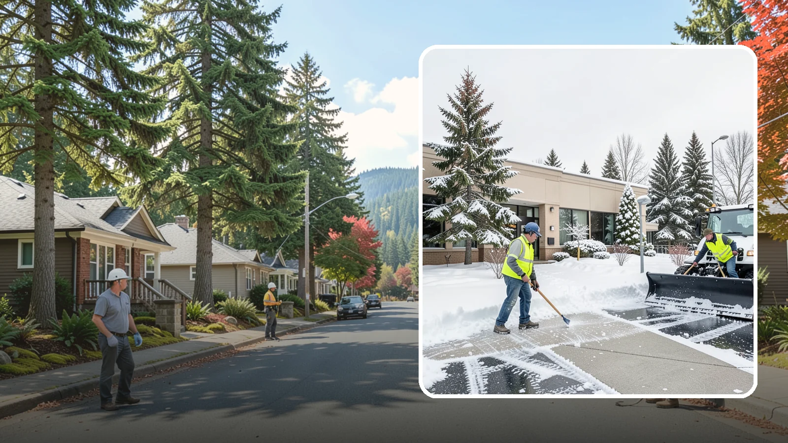 Medical Office Snow Plowing in Hunts Point, King County, WA - We plow medical office lots and entrances early so patients, many with limited mobility, arrive on clear, safe pavement.