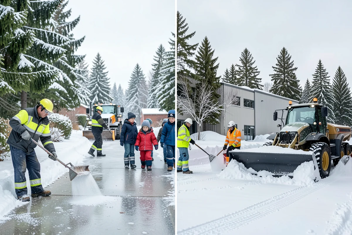 Medical Office Snow Plowing in Hunts Point, King County, WA - Confirm clinic hours and mark ADA stalls and the entrance drive as top priority