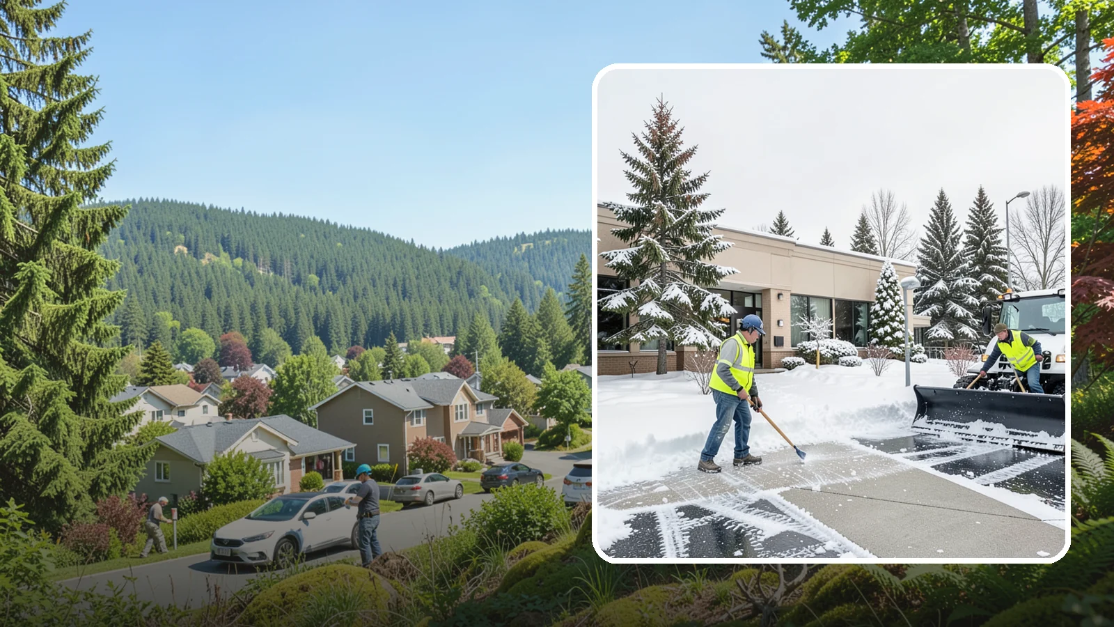 Medical Office Snow Plowing in Index, Snohomish County, WA - We plow medical office lots and entrances early so patients, many with limited mobility, arrive on clear, safe pavement.