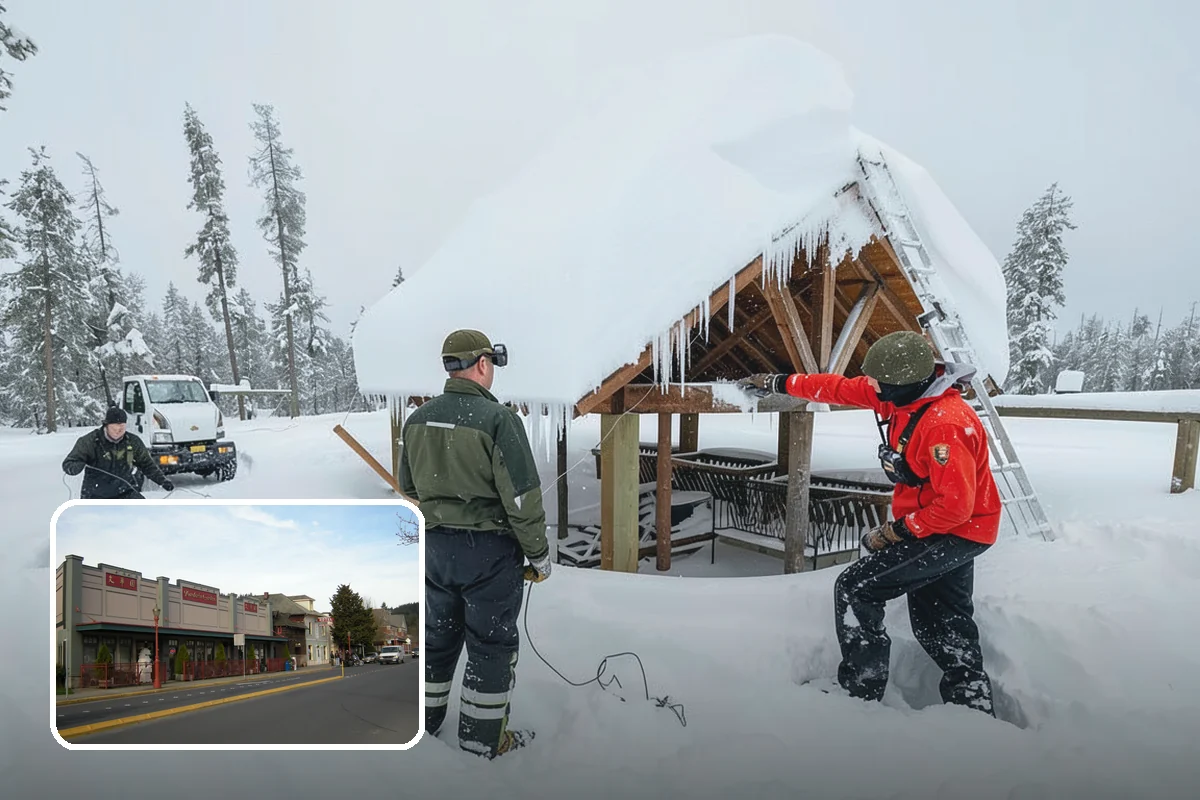 Medical Office Snow Plowing in Issaquah, King County, WA - Patient lots and ADA stalls cleared before the first appointment