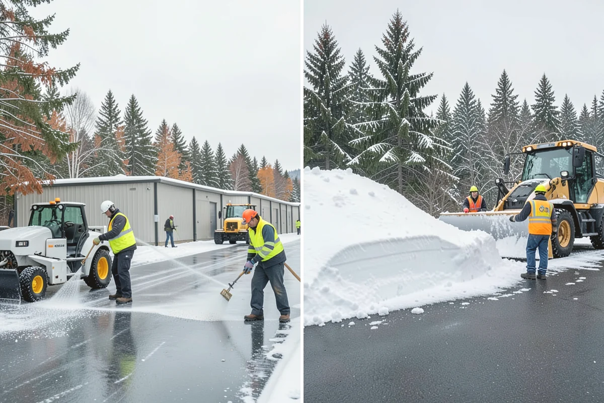 Medical Office Snow Plowing in La Conner, Skagit County, WA - Confirm clinic hours and mark ADA stalls and the entrance drive as top priority