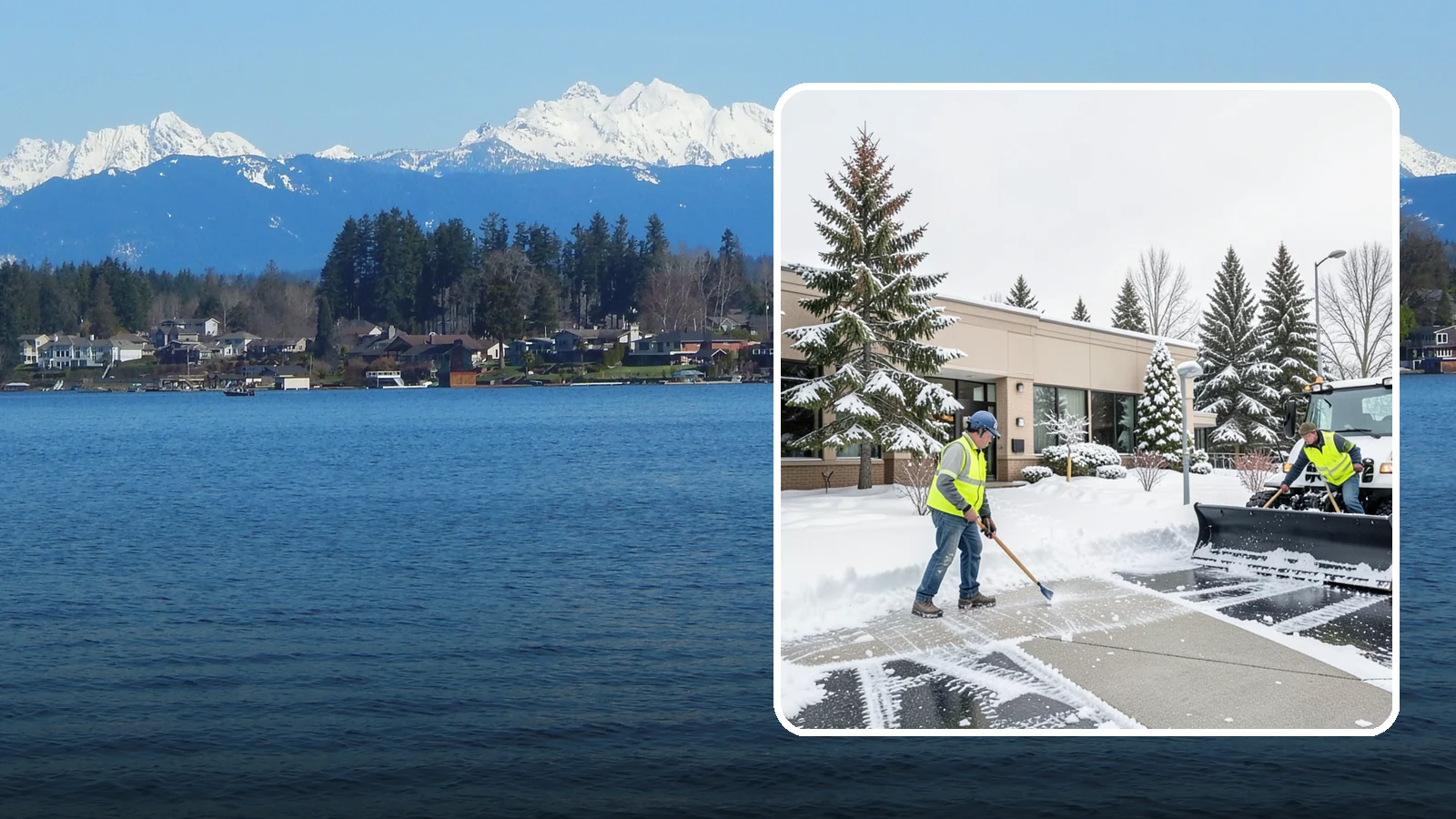 Medical Office Snow Plowing in Lake Stevens, Snohomish County, WA - We plow medical office lots and entrances early so patients, many with limited mobility, arrive on clear, safe pavement.