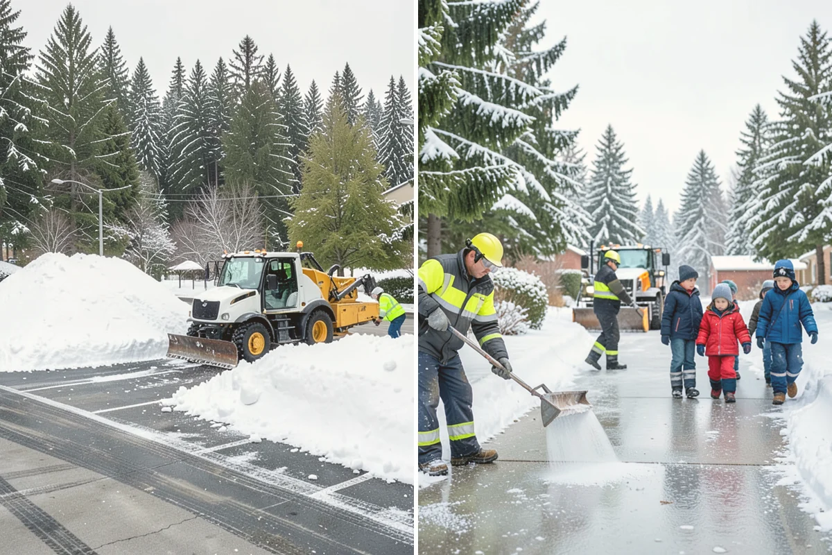 Medical Office Snow Plowing in Langley, Island County, WA - Confirm clinic hours and mark ADA stalls and the entrance drive as top priority