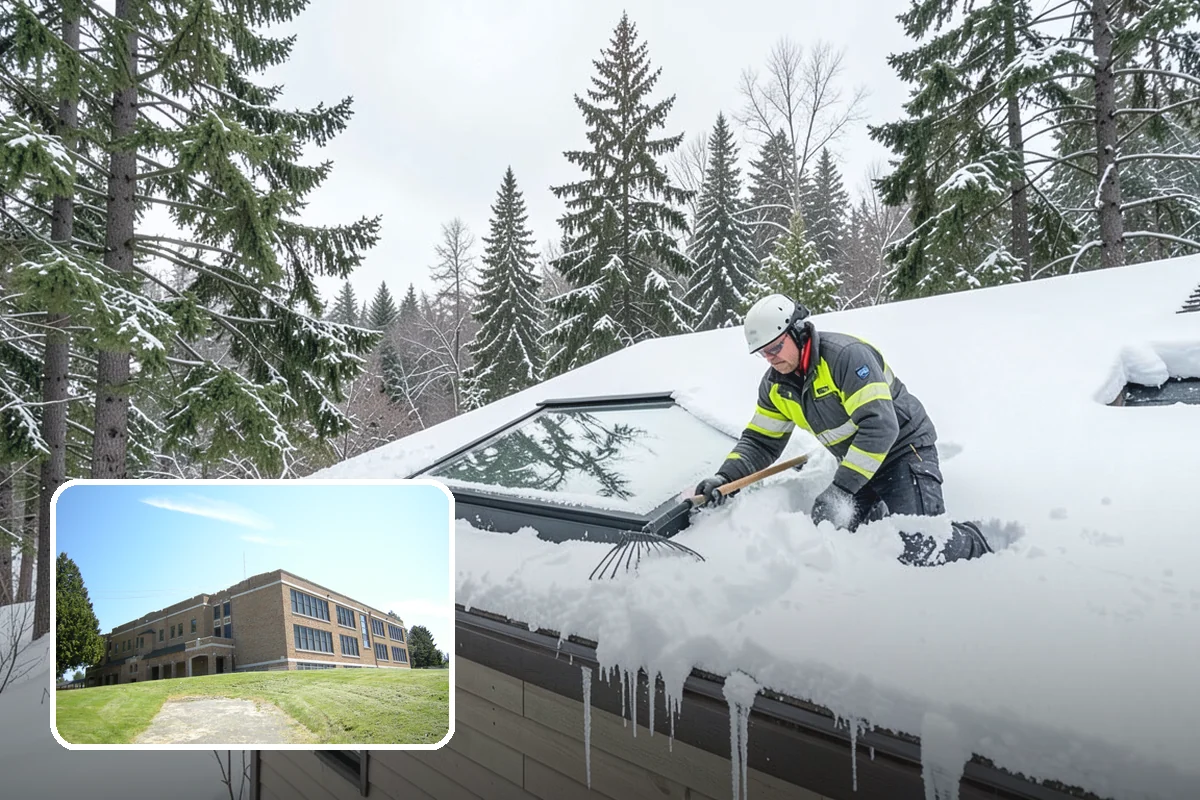Medical Office Snow Plowing in Maple Valley, King County, WA - Patient lots and ADA stalls cleared before the first appointment