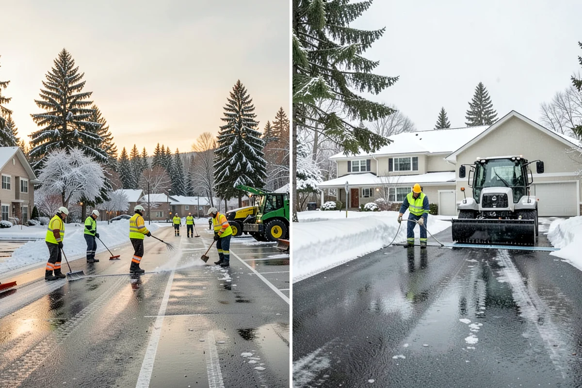 Medical Office Snow Plowing in Maple Valley, King County, WA - Confirm clinic hours and mark ADA stalls and the entrance drive as top priority