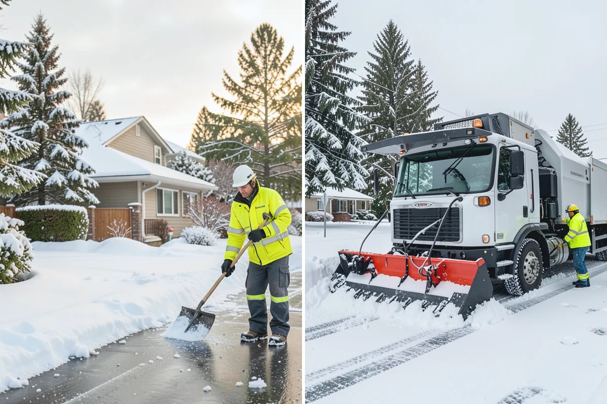 Medical Office Snow Plowing in Marysville, Snohomish County, WA - Confirm clinic hours and mark ADA stalls and the entrance drive as top priority