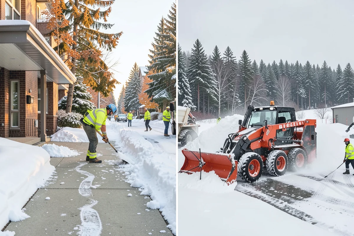 Medical Office Snow Plowing in Medina, King County, WA - Confirm clinic hours and mark ADA stalls and the entrance drive as top priority