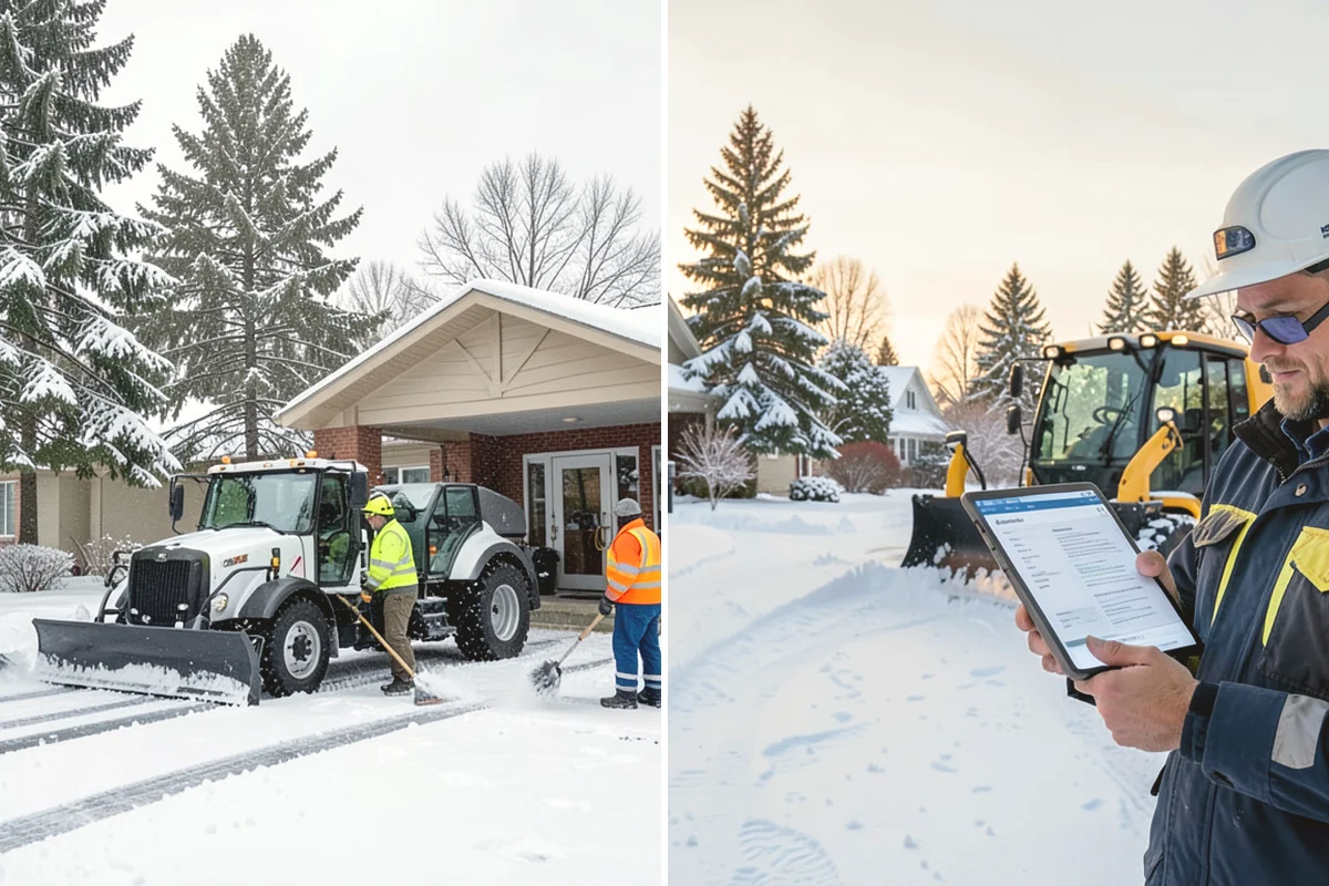 Medical Office Snow Plowing in Mercer Island, King County, WA - Confirm clinic hours and mark ADA stalls and the entrance drive as top priority