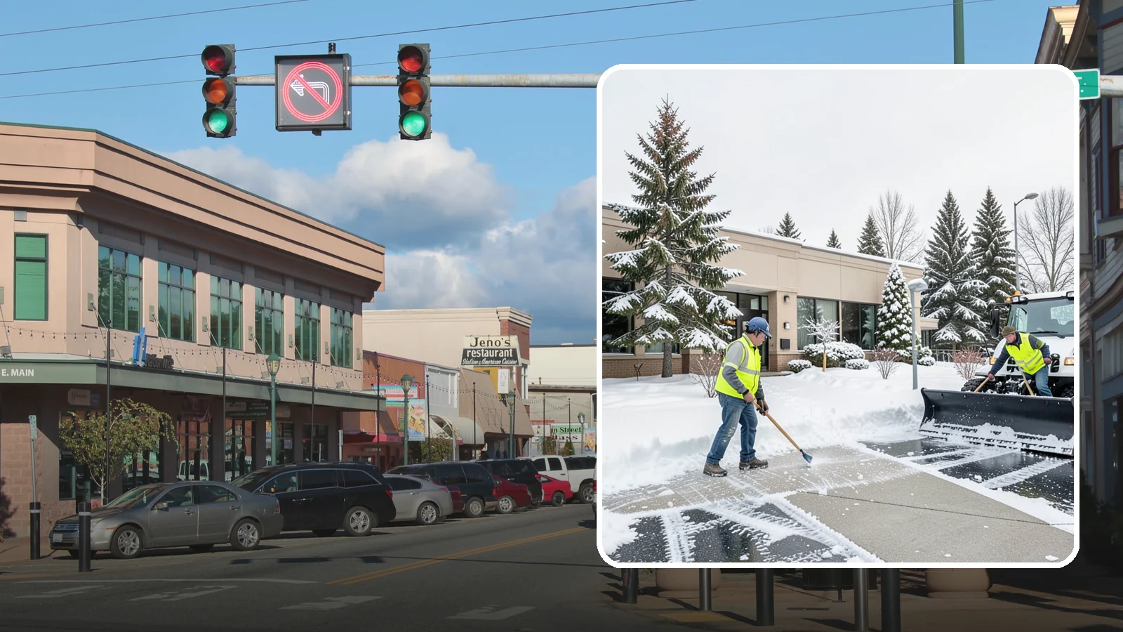 Medical Office Snow Plowing in Monroe, Snohomish County, WA - We plow medical office lots and entrances early so patients, many with limited mobility, arrive on clear, safe pavement.