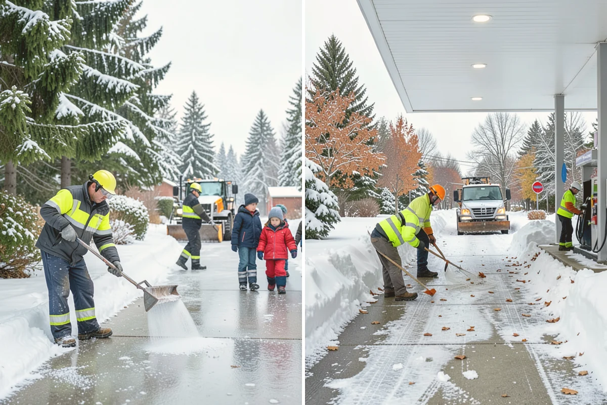 Medical Office Snow Plowing in Mount Vernon, Skagit County, WA - Confirm clinic hours and mark ADA stalls and the entrance drive as top priority