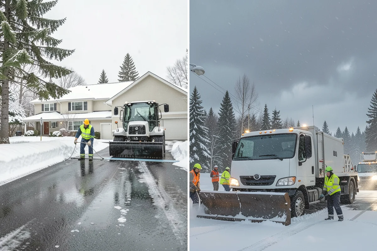 Medical Office Snow Plowing in Mountlake Terrace, Snohomish County, WA - Confirm clinic hours and mark ADA stalls and the entrance drive as top priority