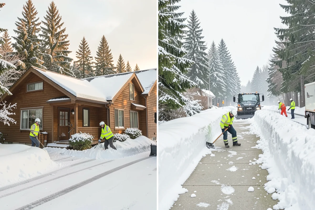 Medical Office Snow Plowing in Mukilteo, Snohomish County, WA - Confirm clinic hours and mark ADA stalls and the entrance drive as top priority