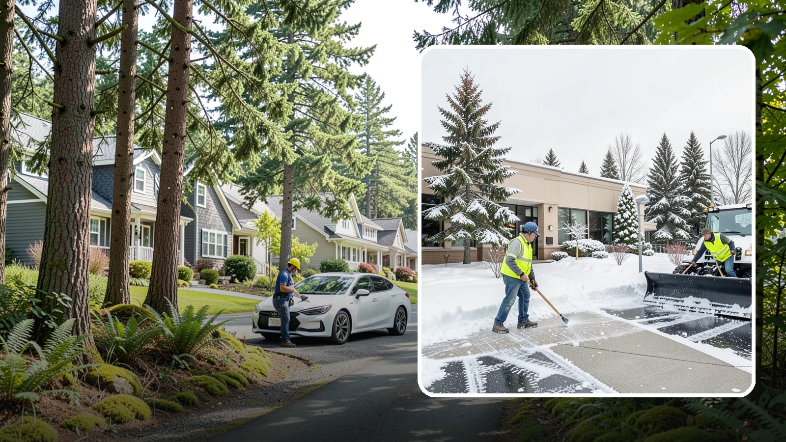 Medical Office Snow Plowing in Normandy Park, King County, WA - We plow medical office lots and entrances early so patients, many with limited mobility, arrive on clear, safe pavement.
