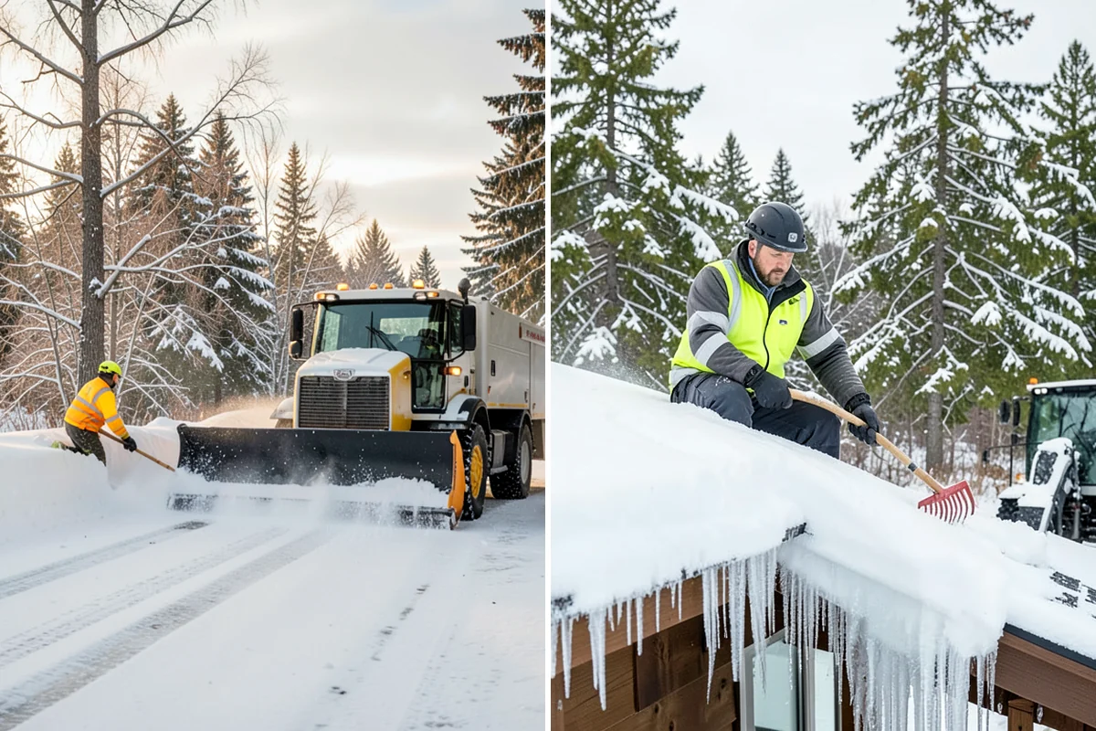 Medical Office Snow Plowing in Normandy Park, King County, WA - Confirm clinic hours and mark ADA stalls and the entrance drive as top priority