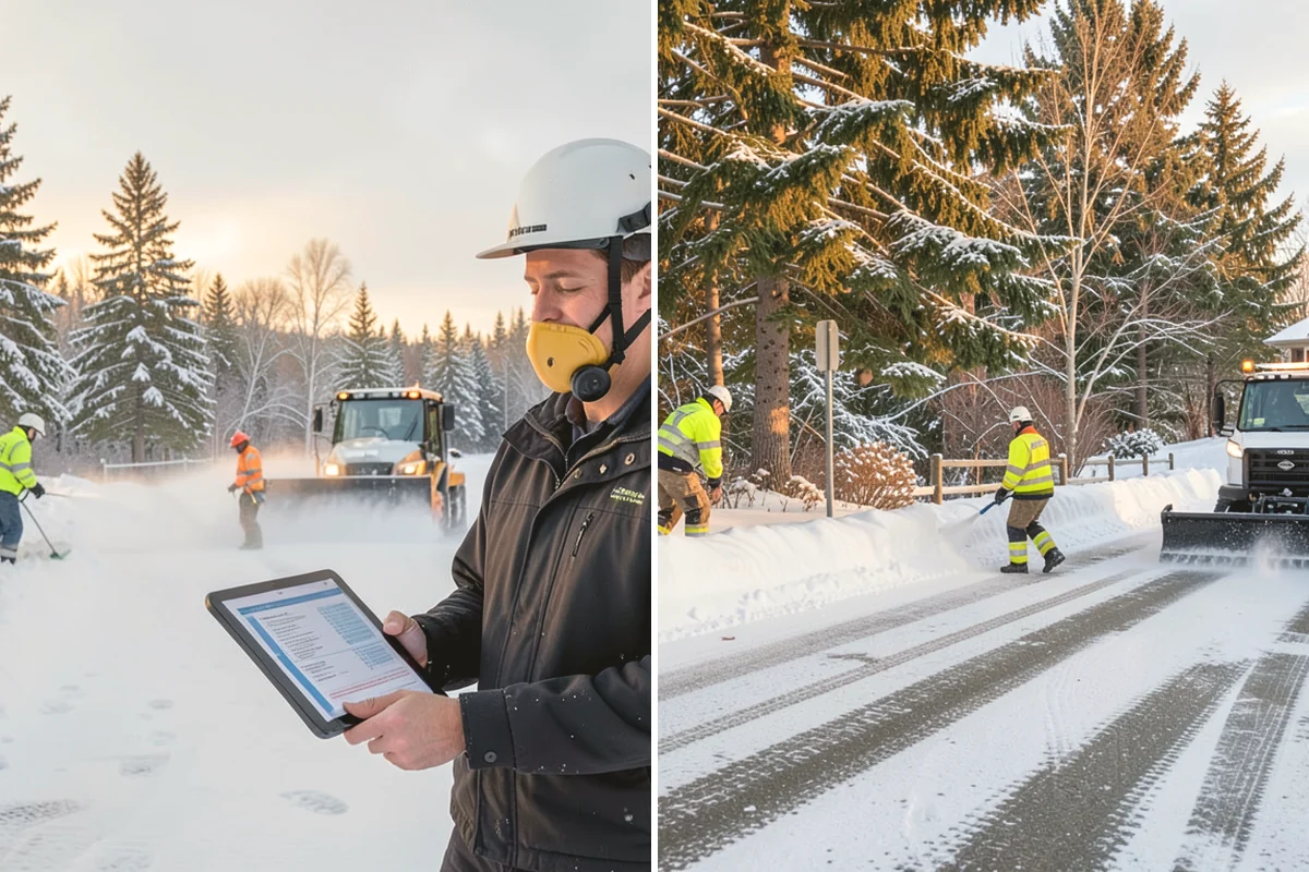 Medical Office Snow Plowing in Oak Harbor, Island County, WA - Confirm clinic hours and mark ADA stalls and the entrance drive as top priority