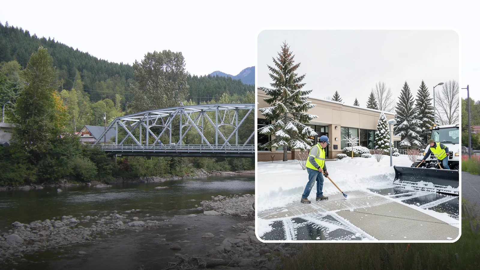 Medical Office Snow Plowing in Skykomish, King County, WA - We plow medical office lots and entrances early so patients, many with limited mobility, arrive on clear, safe pavement.