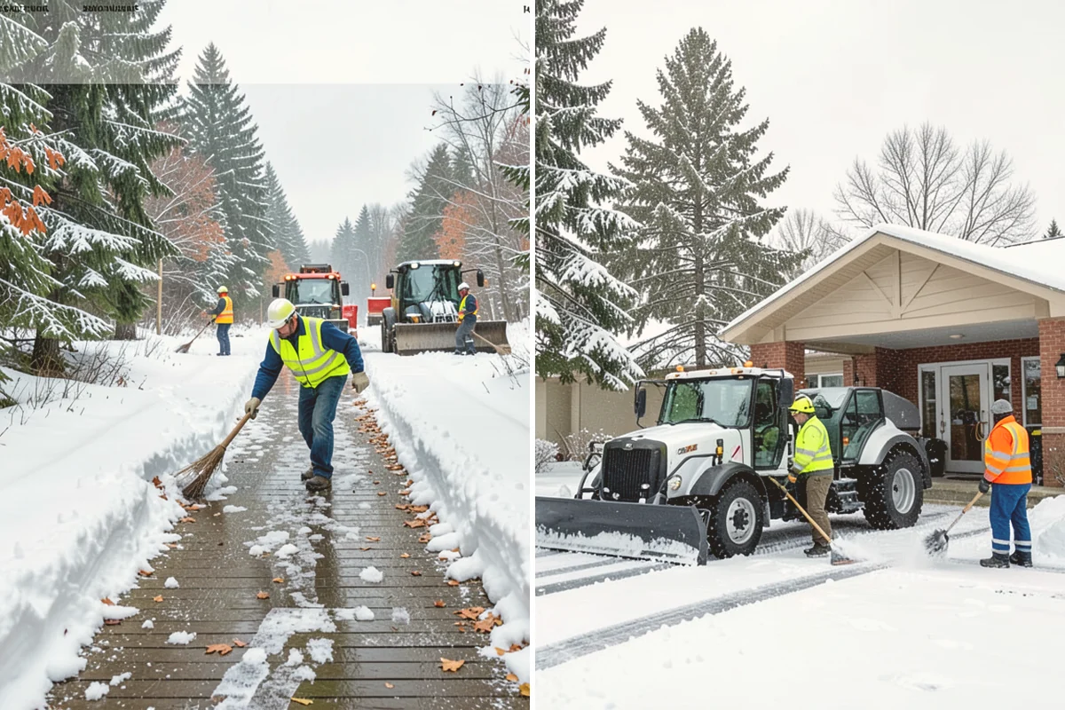 Medical Office Snow Plowing in Snohomish, Snohomish County, WA - Confirm clinic hours and mark ADA stalls and the entrance drive as top priority