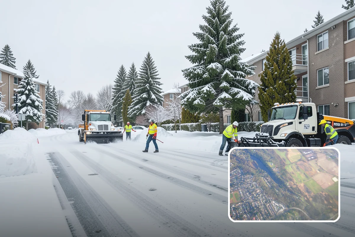Medical Office Snow Removal in Algona, King County, WA - Priority clearing for patient drop-off and entrances