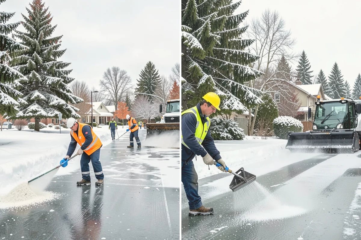 Medical Office Snow Removal in Algona, King County, WA - Identify patient drop-off, accessible stalls, and entry paths