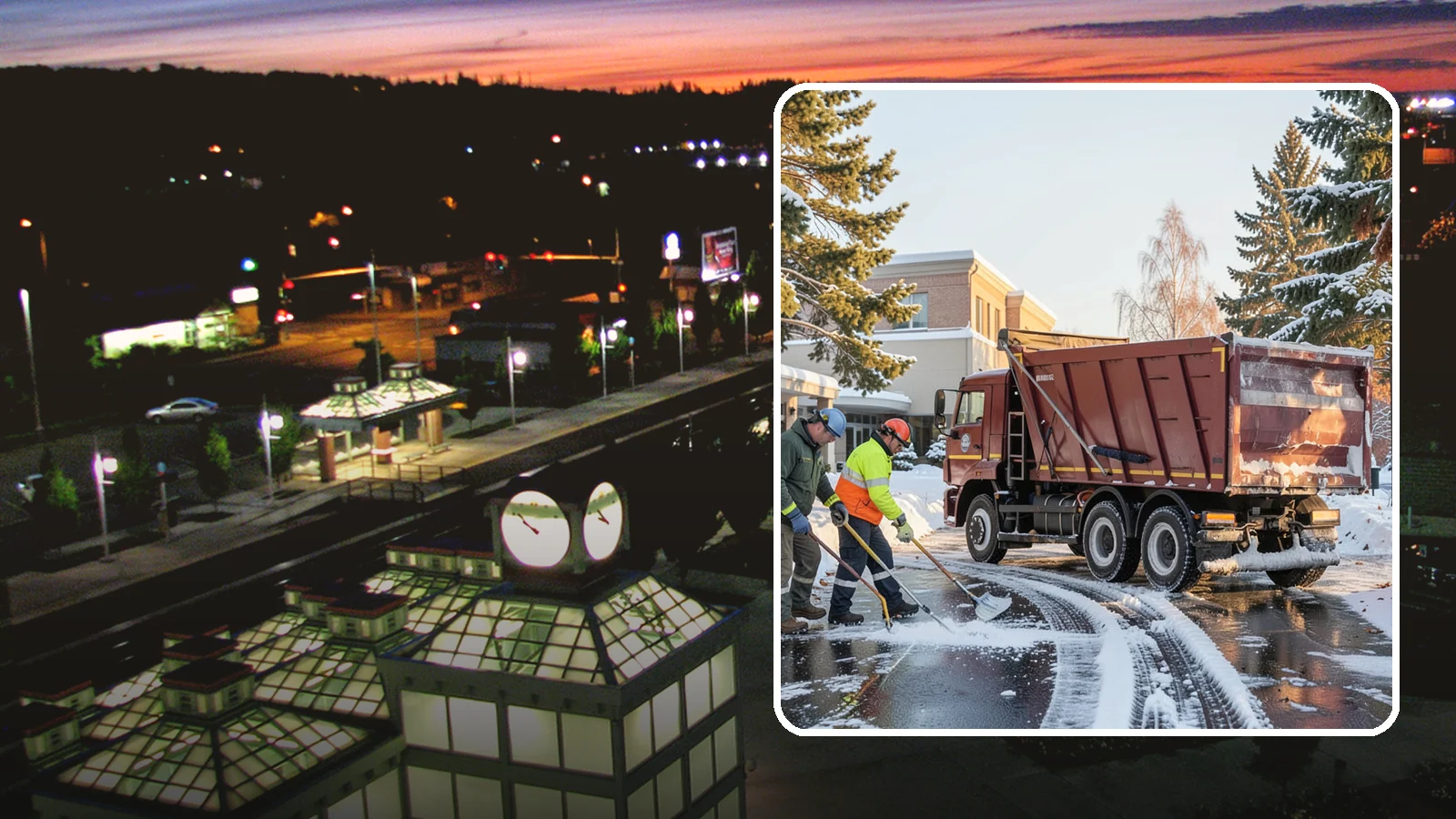 Medical Office Snow Removal in Auburn, King County, WA - Keep patients and staff safe at your medical office with priority clearing of lots, entrances, and accessible routes.
