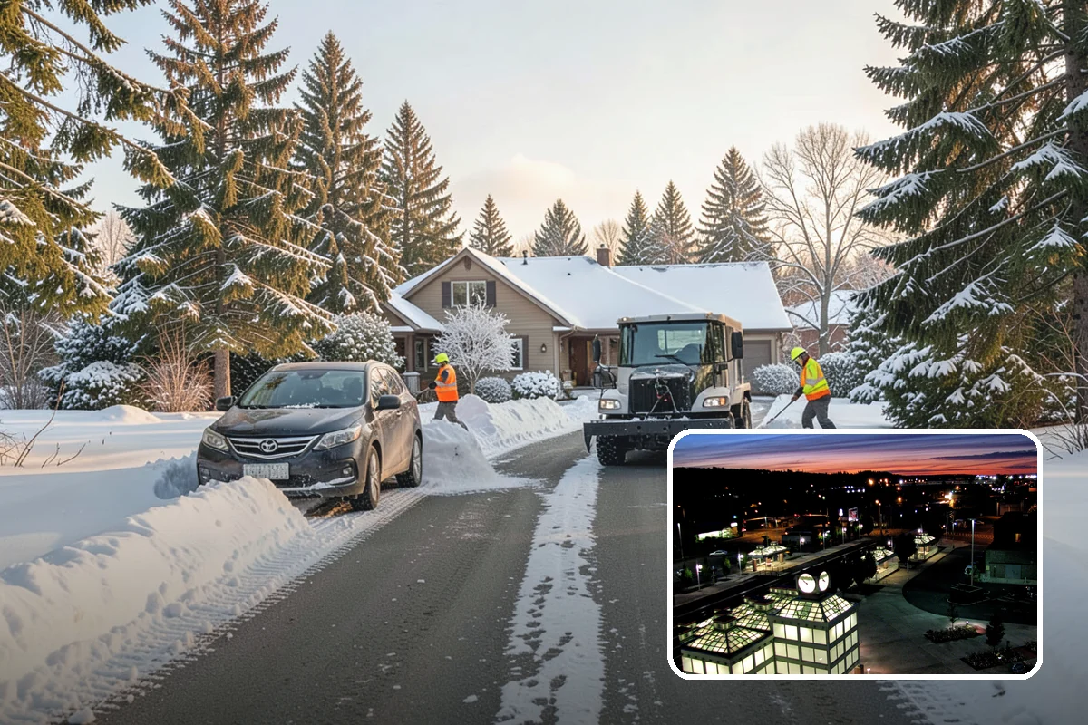 Medical Office Snow Removal in Auburn, King County, WA - Priority clearing for patient drop-off and entrances