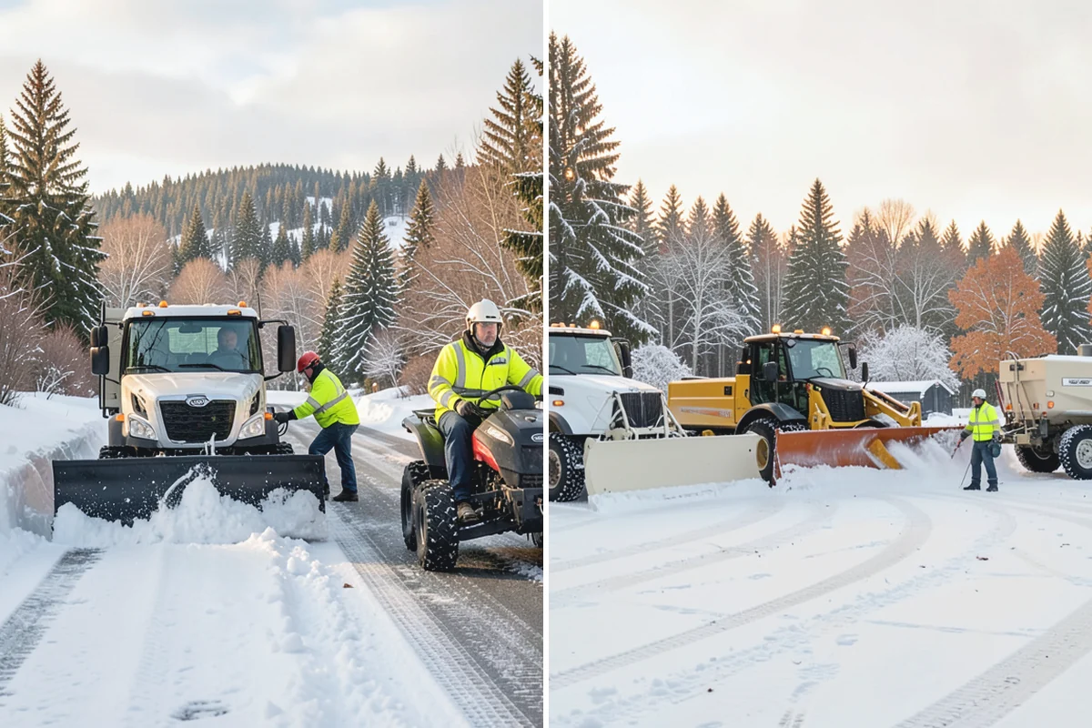 Medical Office Snow Removal in Beaux Arts Village, King County, WA - Identify patient drop-off, accessible stalls, and entry paths
